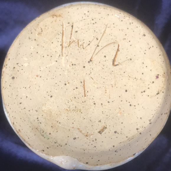 Vintage Signed Studio Pottery Lidded Jar - Picture 4 of 6